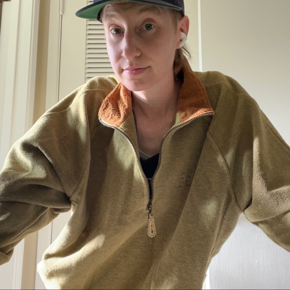 Used Lake Tahoe golf course quarter zip pullover sweater - Picture 3 of 16